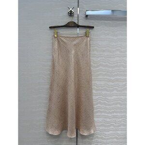 Loro Piana Printed Silk Long Skirt